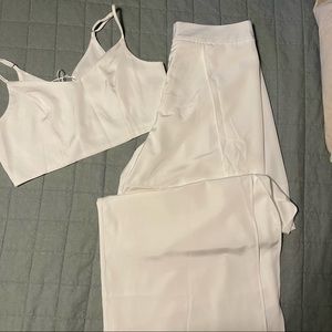 White Two Piece Set
